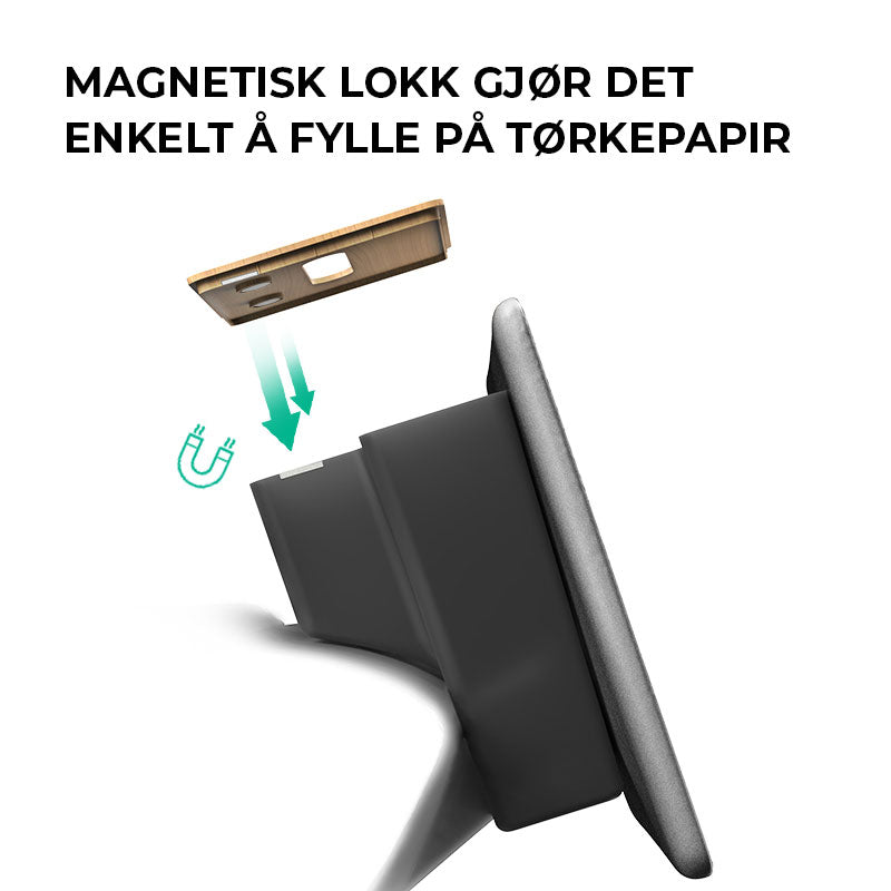 Temai Multifunksjonell tørkepapirholder med oppbevaring - Model 3/Y