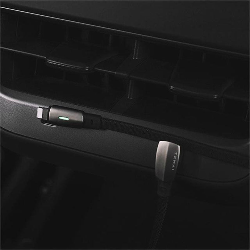 Temai USB-C til Lightning vinklet ladekabel