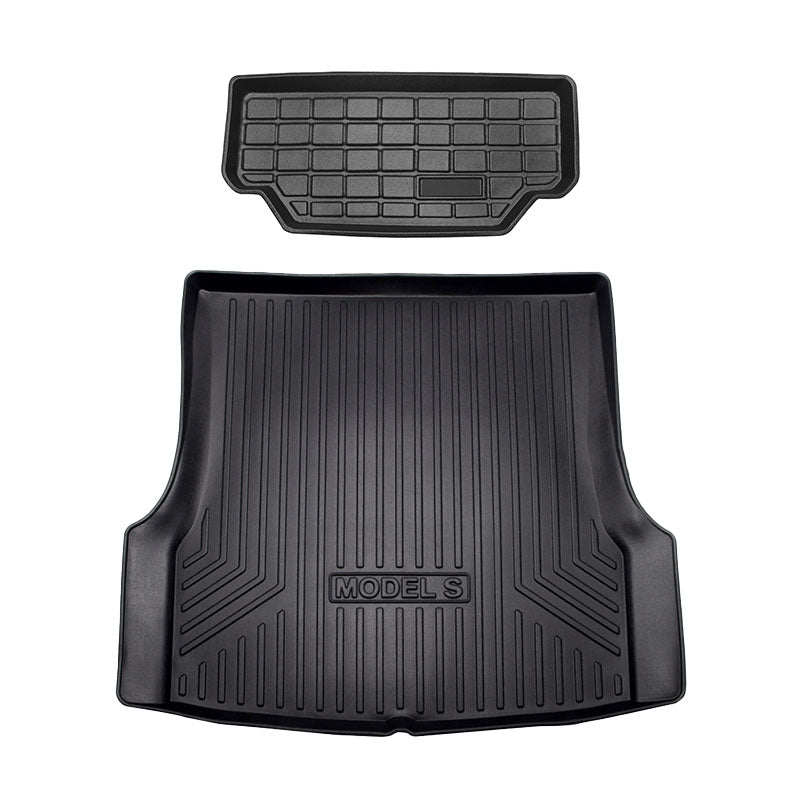 Allværsmatter bagasjeromspakke TPE 2 stk - Model S 2016-2020